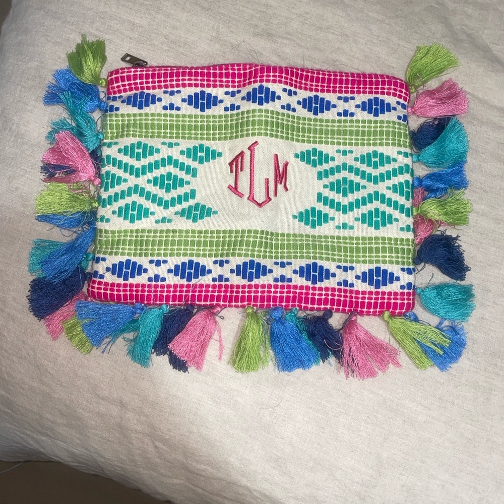 Colorful Tassel Clutch